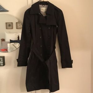 Black trench coat
